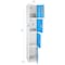 Adiroffice 12 in W, 12 in D, 72 in H, Steel ADI629-204-BLU-4PK - alternate 3